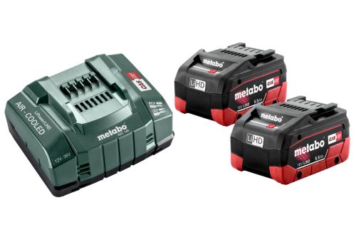 METABO Kit de base (chargeur + batteries) 18V / 2x LiHD 5,5 Ah 685122000