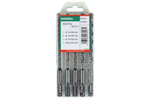 METABO Jeu de forets SDS-Plus (5 pièces) 630581000