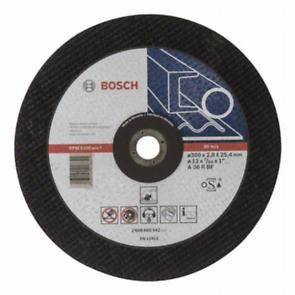 BOSCH Disque à tronçonner droit Expert pour métal A 36 R BF, 300 mm, 25,40 mm, 2,8 mm 2608600542