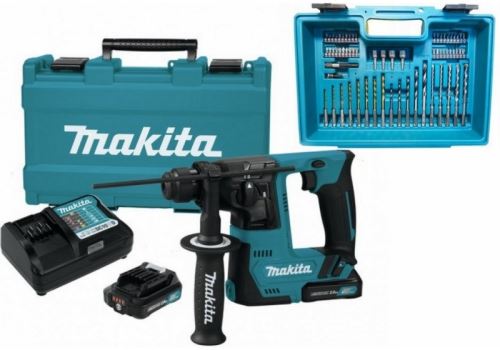 Makita Perceuse à percussion sans fil avec accessoires Li-ion CXT 12V/1,5Ah HR140DWYE1