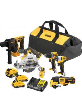 DeWALT Combo set - Kit discount 6 pièces 12V 1x5,0Ah + 2x 2,0Ah DCK611P1D2