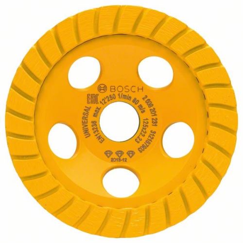 BOSCH Roue à pot diamantée Best for Universal Turbo 125 x 22,23 x 5 mm 2608201231