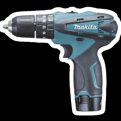 Makita Tournevis à percussion sans fil Li-ion 10,8V/1,3Ah HP330DWE