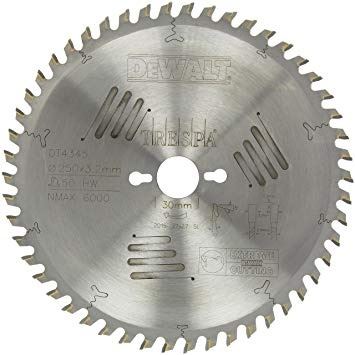 DeWALT Lame de scie TRESPA, HZ 10°, 250 x 30 mm, 50 dents DT4345