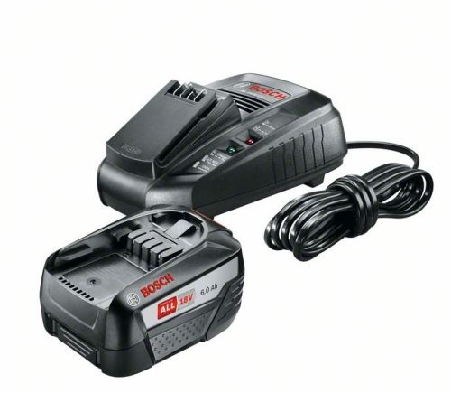 BOSCH Kit de démarrage 18 V (6,0 Ah + AL 1830 CV) 1600A00ZR8