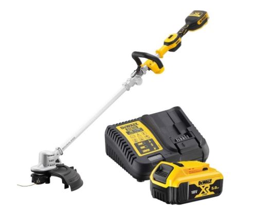 Tondeuse à gazon sans fil DeWALT 18 V, avec arbre extensible DCMST561P1