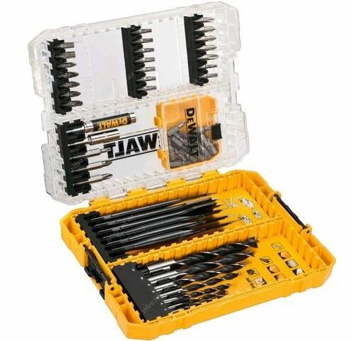 DeWALT Jeu de mèches et forets à bois (57 pièces) DT70768