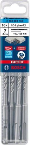 BOSCH EXPERT foret SDS plus-7X, 7x100x165 10 pièces 2608900166