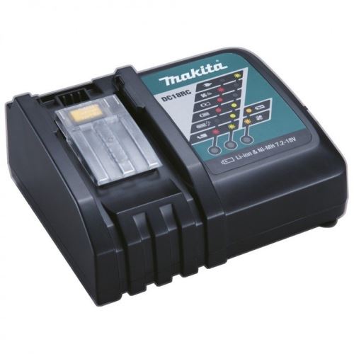 Chargeur MAKITA Li-ion LXT DC18RC 14,4 -18V pour charge rapide, carton d'emballage 195584-2