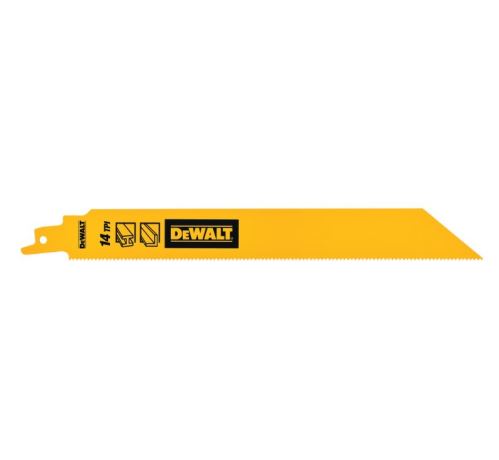 Lame de scie bimétallique DeWALT 228 mm 1,8 TPI (5 pièces) DT90387