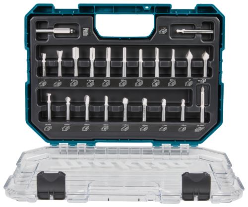 MAKITA jeu de fraises 8 mm 22 pcs.