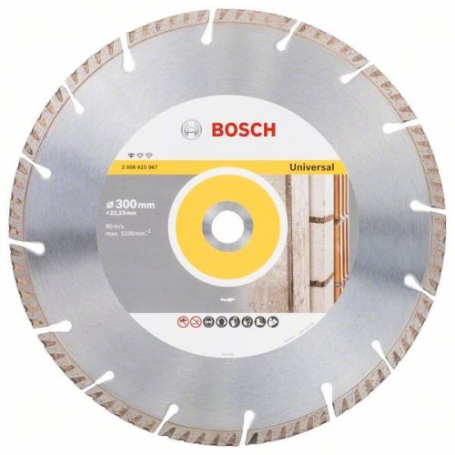 BOSCH Disque à tronçonner diamanté Standard pour Universel 300 × 22,23 300x22,23x3,3x10mm 2608615067