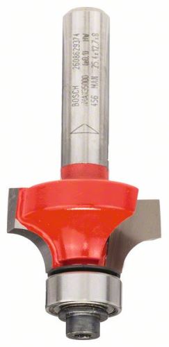 BOSCH Fraise à arrondir 8 mm, D 25,4 mm, R1 6,35 mm, L 12,7 mm, G 55 mm 2608629374