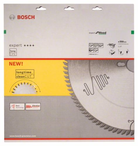 BOSCH Lame de scie Expert pour le bois 350 x 30 x 3,5 mm, 72 2608642513