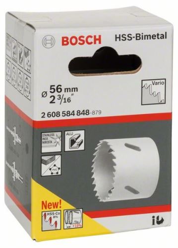 BOSCH Perforatrice bimétallique HSS pour adaptateur standard 56 mm, 2 3/16" 2608584848