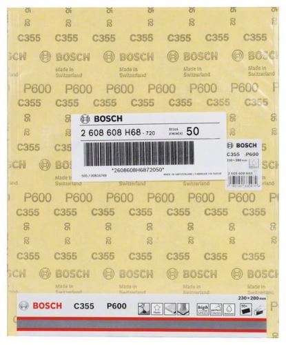 BOSCH Papier abrasif C355 230 x 280 mm, 600 2608608H68