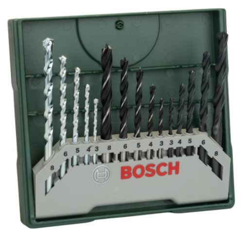 BOSCH Jeu de mini-perceuses X-Line 15 pièces 2607019675