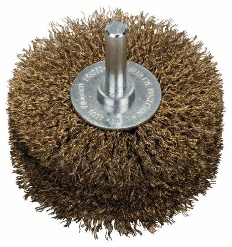 BOSCH Brosse métallique circulaire, fil ondulé, 80×0,2 mm, surface en laiton 80 mm, 0,2 mm, 35 mm 2608622130