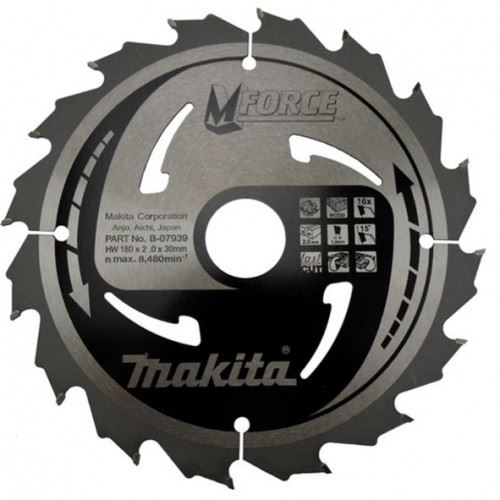 Lame de scie MAKITA 180x30 16 Z B-07939