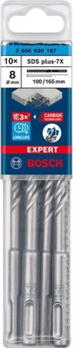 BOSCH EXPERT foret SDS plus-7X, 8x100x165 10 pièces 2608900167