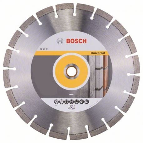 BOSCH Disque à tronçonner diamanté ECO Pour Universel 180x22,23x2,6x7 (10 pièces) 2608615047