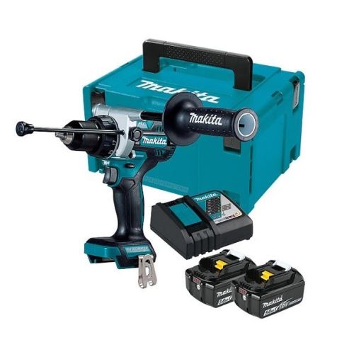 Visseuse à percussion sans fil Makita Aku Li-ion LXT 18V 5,0 Ah, Makpac DHP486RTJ