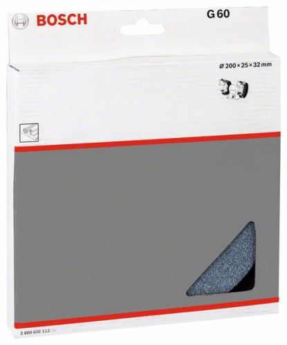 BOSCH Disque abrasif pour ponceuse double disque 200 mm, 32 mm, 60 2608600112