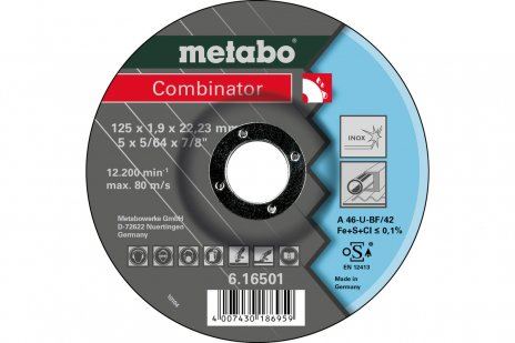 METABO Disque à tronçonner 115x1,9x22,23 Inox 616500000