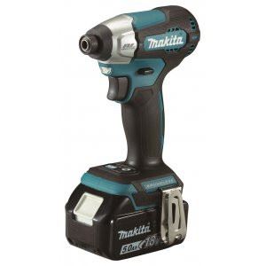 MAKITA Visseuse à percussion sans fil 1/4" Li-ion LXT 18V/5.0Ah, Makpac DTD157RTJ