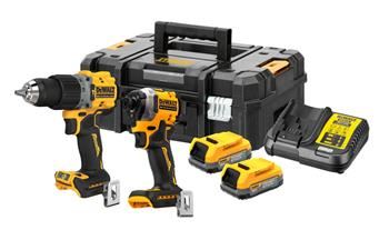 Kit combiné de batterie DeWALT 18 V DCK2050E2T