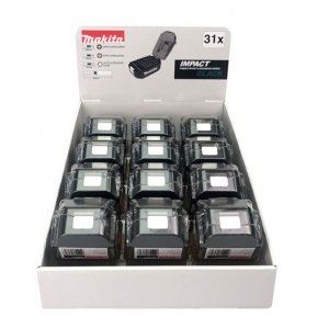 MAKITA jeu d'embouts de torsion 1/4" IMPACT BLACK, 31 pièces dans un coffret en forme de pile, paquet de 12 E-03090