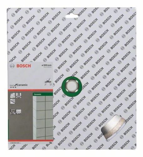 BOSCH Disque à tronçonner diamanté Best for Ceramic 300 x 30/25,40 x 2,8 x 10 mm 2608602639