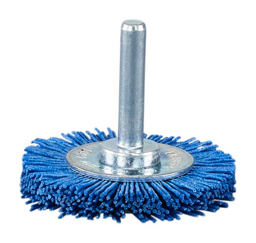 Brosse disque en nylon MAKITA, fine, tige cylindrique, 50 mm D-45624