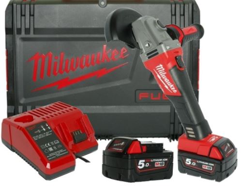 Meuleuse d'angle sans fil MILWAUKEE M18 CAG-502X FUEL 125 mm (2 x 5,0 Ah) 4933448866