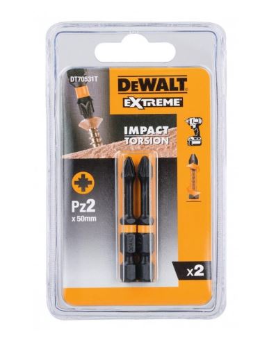 Embout de tournevis à torsion DeWALT Pz2 (2 pièces) DT70531T