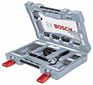 BOSCH Jeu de 91 forets et embouts de tournevis Premium X-Line 2608P00235