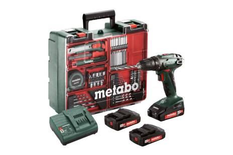 METABO BS 18 SET Perceuse-visseuse sans fil, atelier mobile 602207940