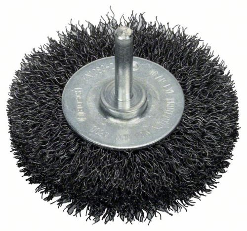 BOSCH Brosse métallique circulaire, fil ondulé, 75×0,3 mm, acier 75 mm, 0,3 mm, 16 mm 2608622053