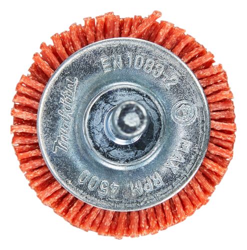 Brosse disque en nylon MAKITA, grossière, tige cylindrique, 38 mm D-45565