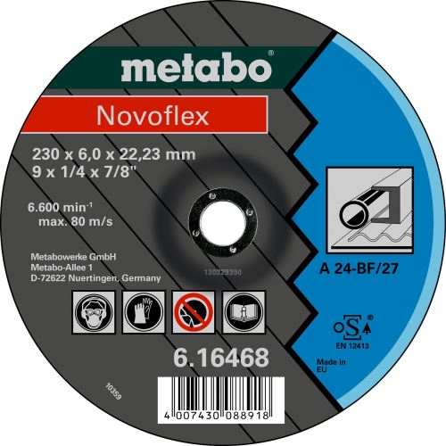 METABO Disque abrasif - acier 115x6x22,2 mm 616460000