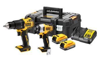 Kit combiné de batterie DeWALT 18 V DCK2062E2T