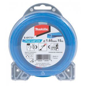 MAKITA fil nylon 1,65 mm, bleu, 15m, spécial pour machines à batterie E-01731