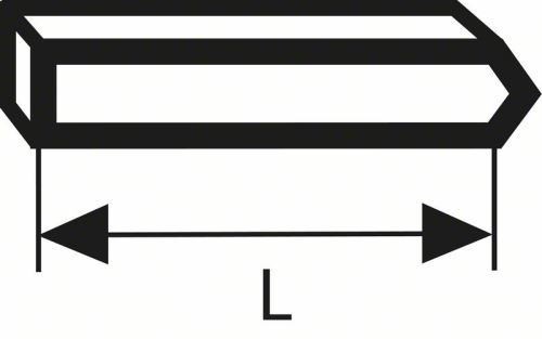 BOSCH Broches/aiguilles, type 41 14 mm (1000 pièces) 2609200292