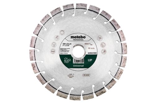 METABO Disque à tronçonner diamanté Dia-TS 180x22,23 mm - UP, Universel, Professionnel 628561000