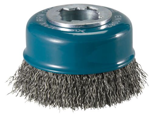 MAKITA brosse à fil d'acier-fil ondulé diamètre 0,3 mm X-LOCK 75 mm D-73396