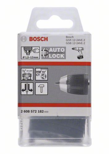 BOSCH Mandrins à serrage rapide jusqu'à 13 mm 1,5-13 mm, 1/2" – 20 2608572182