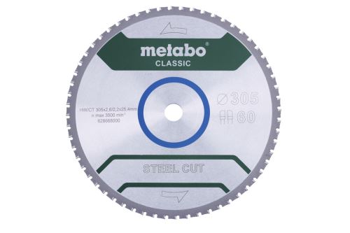 METABO Lame de scie 305 x 25,4 mm - 60 dents 628668000