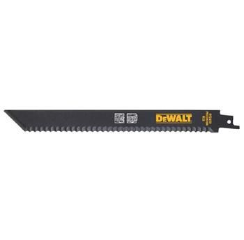 DeWALT Lame de scie pour isolation, carton, tapis, cuir, caoutchouc, 225 mm DT2450