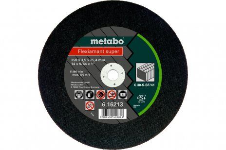 METABO Disque abrasif Flexiamant SUPER 300 x 3,0 x 25,4 pierre, TF 41 616212000