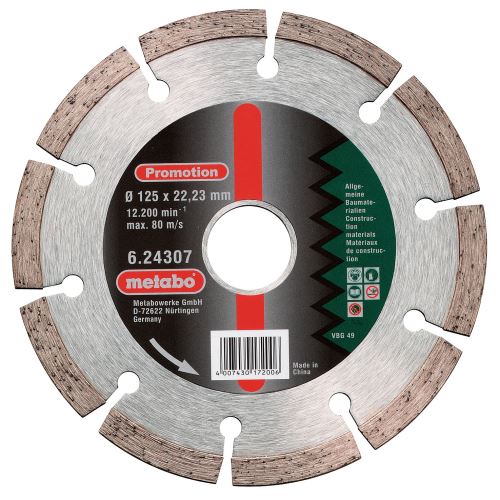 METABO Disque à tronçonner diamanté 115x22,23 mm 624306000